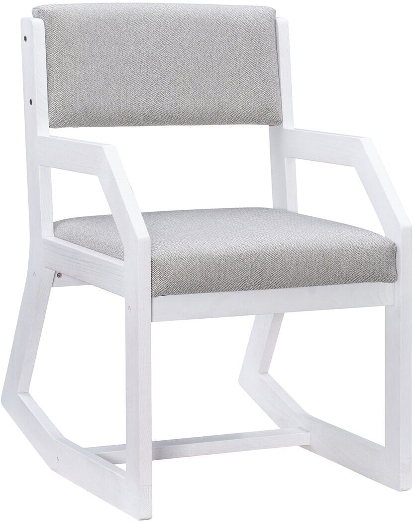 Linon Furniture Linon Robin 2 Position Sled Base Chair White NoSize