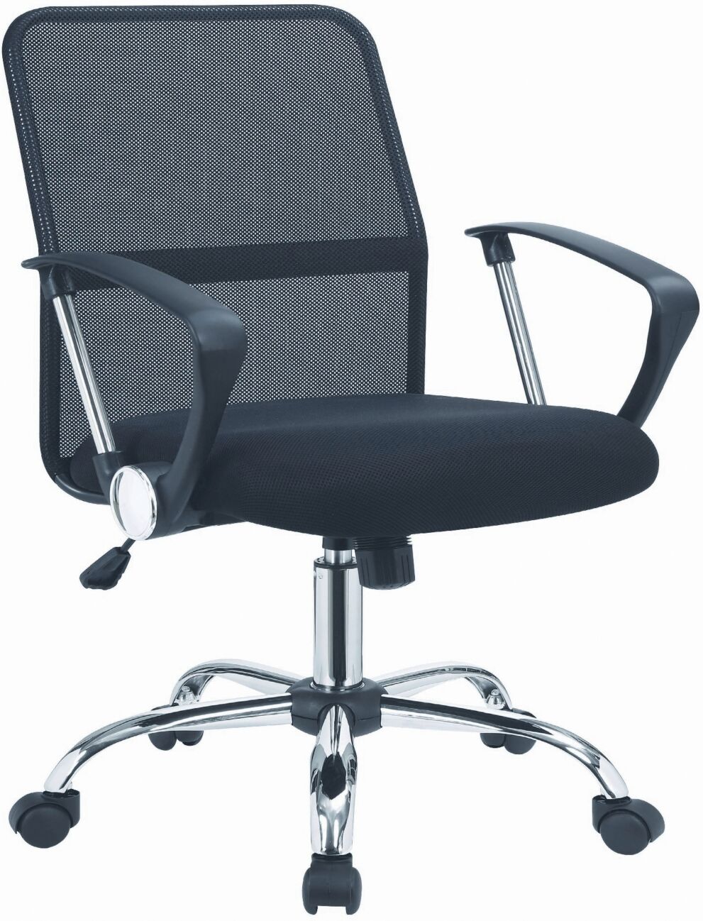 Coaster Home Furnishings Athens Office Chair with Mesh Backrest - Black