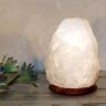 HIMALAYA SALT DREAMS Salzkristall-Tischlampe »Rock«, Handgefertigt - jeder Stein ein Unikat, H: ca.18 cm, ca. 2-3kg weiß Ø 12 cm   Höhe: 18 cm Ø 12 cm   Höhe: 18 cm unisex