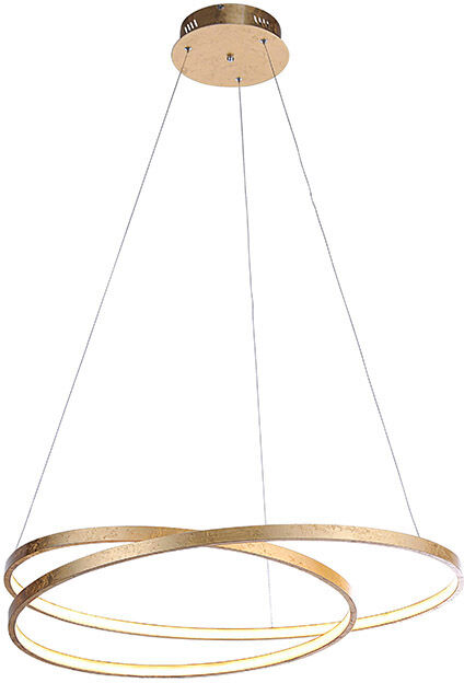 Paul Neuhaus Lampe suspendue design or 72 cm avec LED dimmable - Rowan