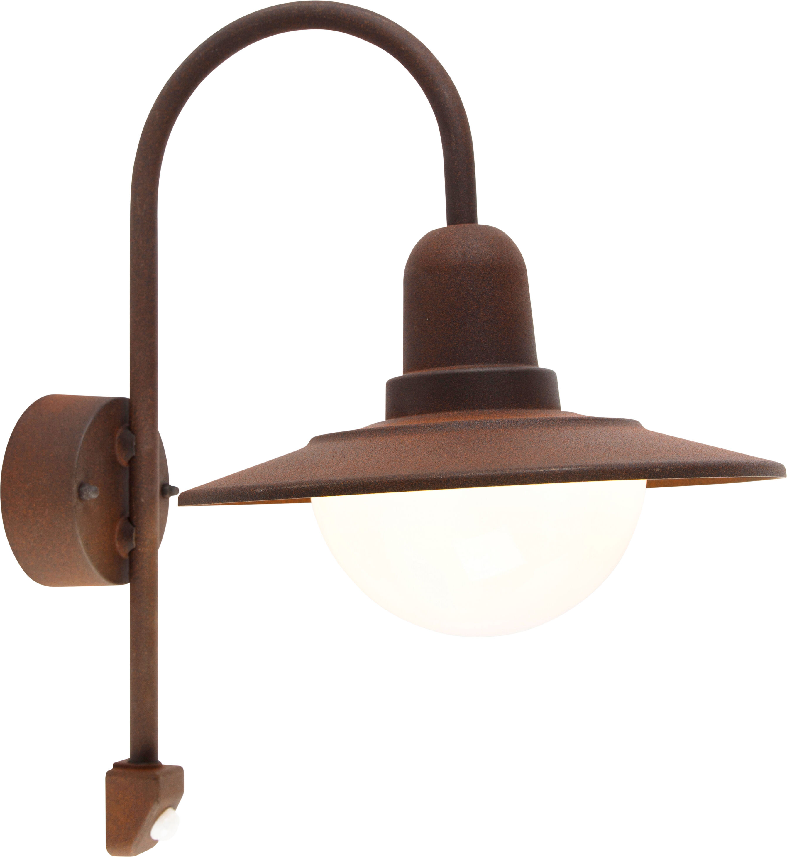 Trio Leuchten Applique d'extérieur vintage marron IP44 détecteur de mouvement - Herman