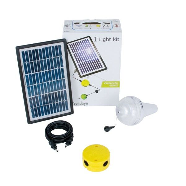 Sundaya Kit éclairage solaire 1 lampe Ulitium 200