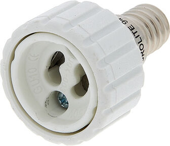 Eurolite Socket Adapter E 14 to GU 10 White