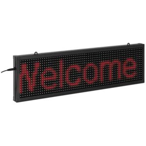 Singercon LED-Laufschrift - 64 x 16 rote LED - 67 x 19 cm - programmierbar via iOS / Android