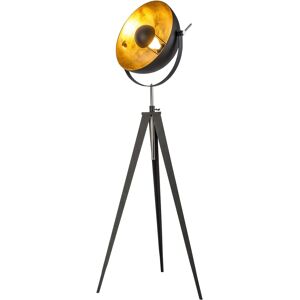 Leonique Stehlampe »Elenoire«, 1 flammig-flammig, Stehleuchte, Höhe... schwarz/goldfarben