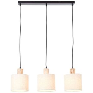 Brilliant Pendelleuchte »Pia«, 3 flammig-flammig, H 130 cm, B 80 cm, 3 x E27,... schwarz/grau