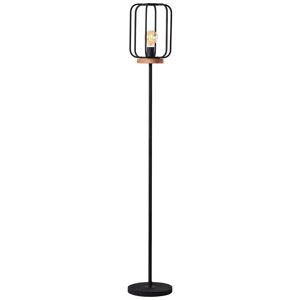 Brilliant Stehlampe »Tosh«, 1 flammig-flammig, 162,5 cm Höhe, Ø 25 cm, E27,... antik holzfarben/schwarz korund