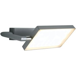 LUCE Design LED Wandstrahler »BOOK«, LED fest integriert, Leuchtenkopf... grau Größe