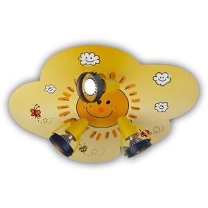 niermann Deckenleuchte »Sunny«, 3 flammig-flammig, Wolken-Strahler, Sunny gelb Größe