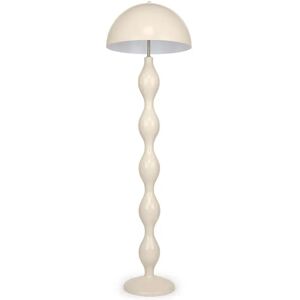 NV GALLERY Stehleuchte POWERS - Stehlampe, Beige mit Glossy Finish, H152  Beige