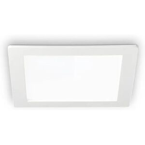 Ideallux LED-Deckeneinbauleuchte Groove square 11,8x11,8 cm