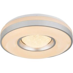 Globo LED-Deckenlampe Colla mit Metallrahmen in Silber