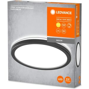 LEDVANCE Orbis Ultra Slim, schwarz, Ø 23,5 cm