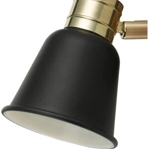 där lighting Wandstrahler Fry aus Metall, schwarz/gold