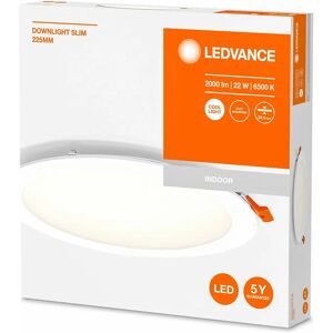 LEDVANCE Recess Slim LED-Einbaulampe Ø22cm 6500K