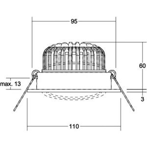 BRUMBERG Kerby-R LED-Einbauspot, 4.000K, weiß