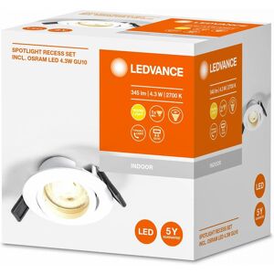 LEDVANCE Recess Twistlock Einbauleuchte IP20 weiß