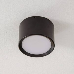 Luminex LED-Downlight Ita in Schwarz mit Diffusor, Ø 12 cm