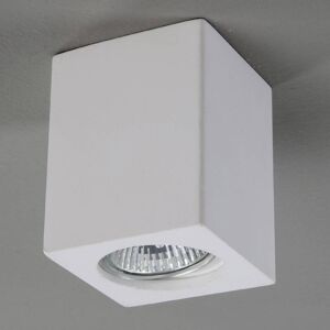 LINDBY Gips-Downlight Anelie für GU10-Lampe, Höhe 11 cm