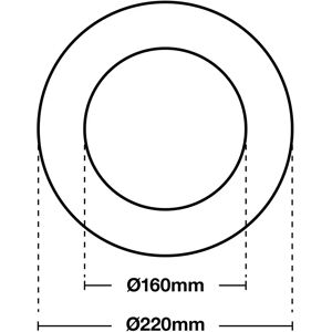 The Light Group SLC Shift Rehab Erweiterungs-Ring 16 - 22 cm