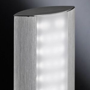 FISCHER & HONSEL LED-Stehleuchte Beat, Touchdimmer, CCT, aluminium