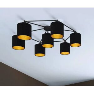 EGLO Deckenlampe Staiti schwarz mit Schirmen