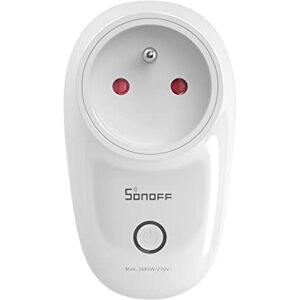 Sonoff S26R2ZBTPE-FR – ZigBee Steckdose On/Off 16 A mit französischer Steckdose, kompatibel mit Philips Hue und Smartthings