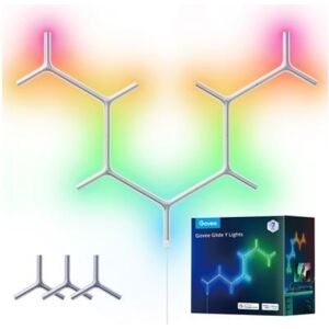 Divers Govee Panelleuchte Y-Leuchten Glide, 7 Stück, RGBIC, Wi-Fi + BT / RGBIC, 7 Lichtpaneele / Thema: Intelligente Beleuchtung