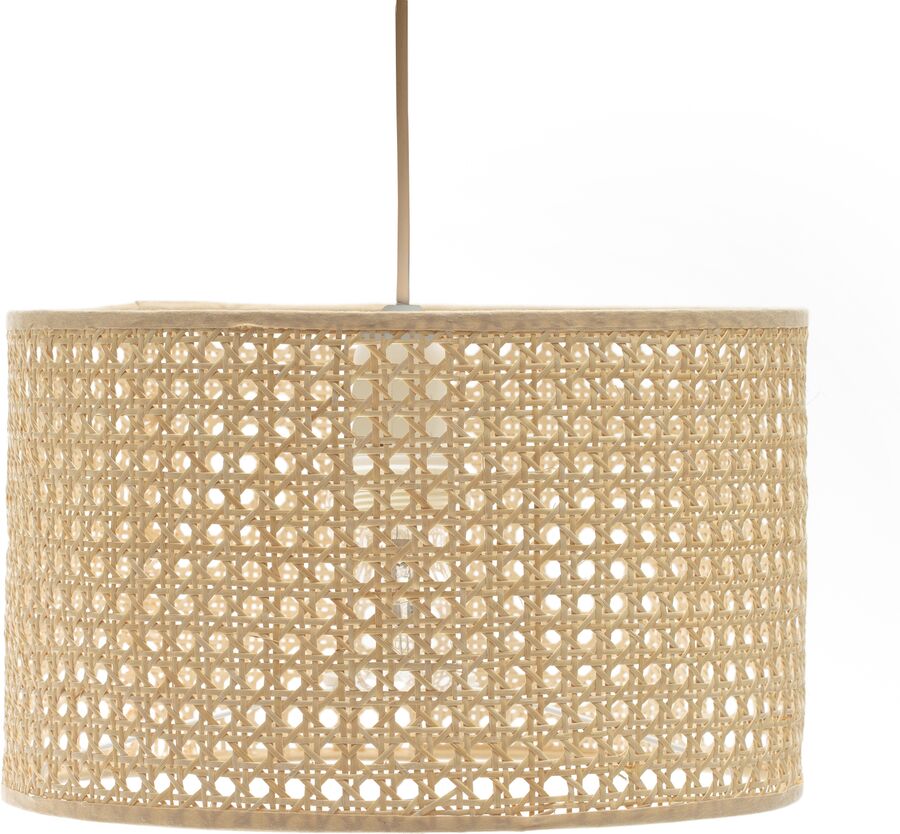 LA REDOUTE INTERIEURS Hängeleuchte/Lampenschirm DOLKIE, Rattan, Ø 40 cm BEIGE