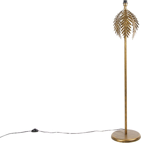 QAZQA Vintage Stehlampe Gold - Botanica