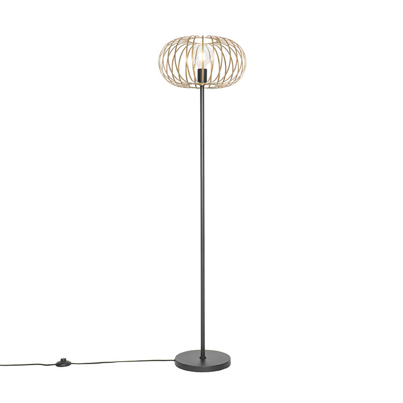 QAZQA Design Stehlampe Messing - Johanna