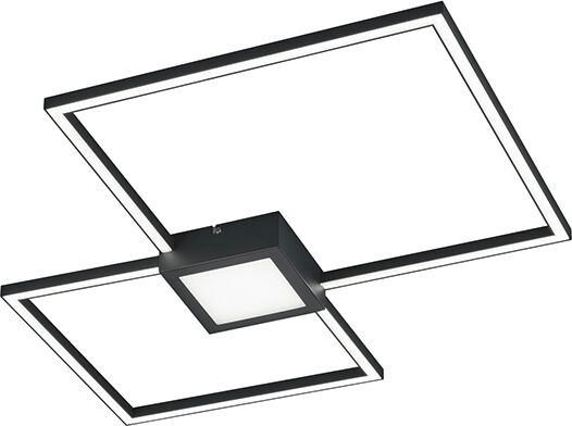 Trio Leuchten Design Deckenleuchte grau inkl. LED 3-stufig dimmbar - Cindy