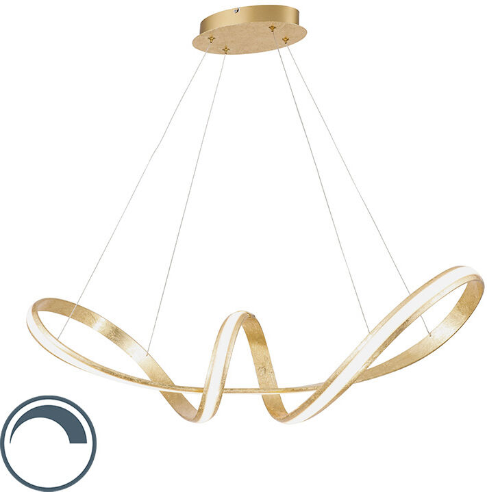 Paul Neuhaus Design Hängelampe Gold inkl. LED 80 cm - Belinda