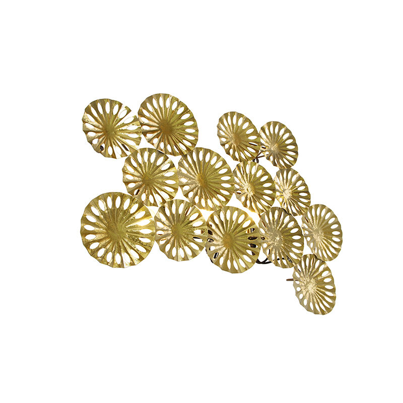 QAZQA Orientalische Wandleuchte gold 3-flammig - Corine