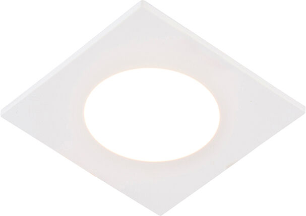 QAZQA 6er Set Einbaustrahler weiß inkl. LED 3-Stufen dimmbar IP65 - Simply