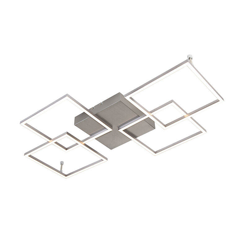 Paul Neuhaus Design Deckenleuchte Stahl inkl. LED und Dimmer - Plazas Mondrian