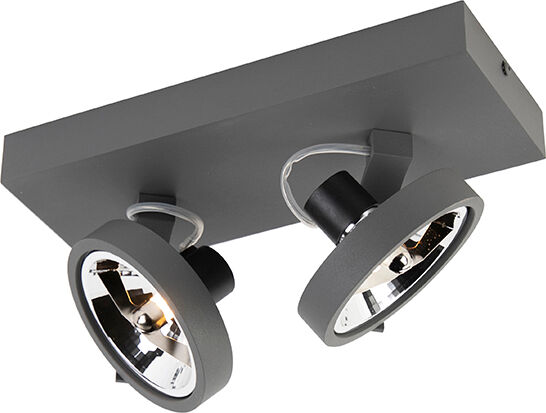 QAZQA Design Strahler verstellbar 2-Licht inkl. LED - Go