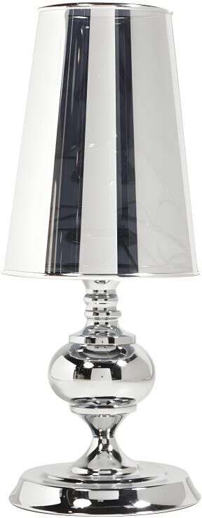 Vente-unique.ch Lampe Metall Grace - Silber - Höhe: 44 cm