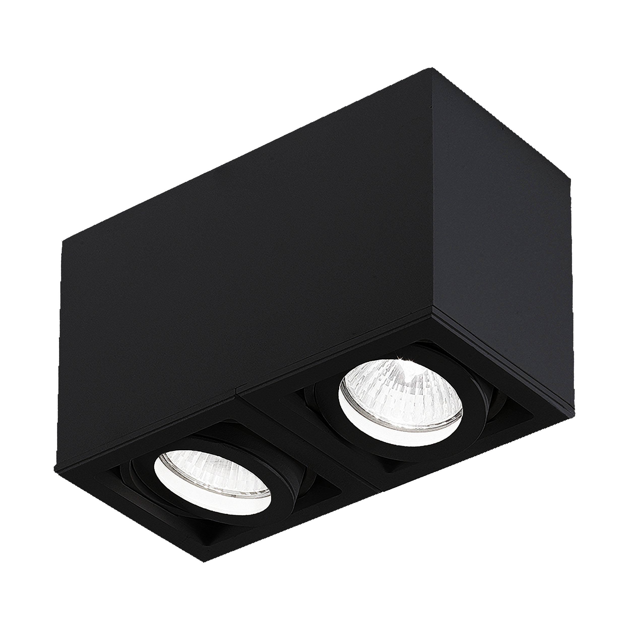 Egger Licht Light Box 2-flammig Deckenstrahler  schwarz