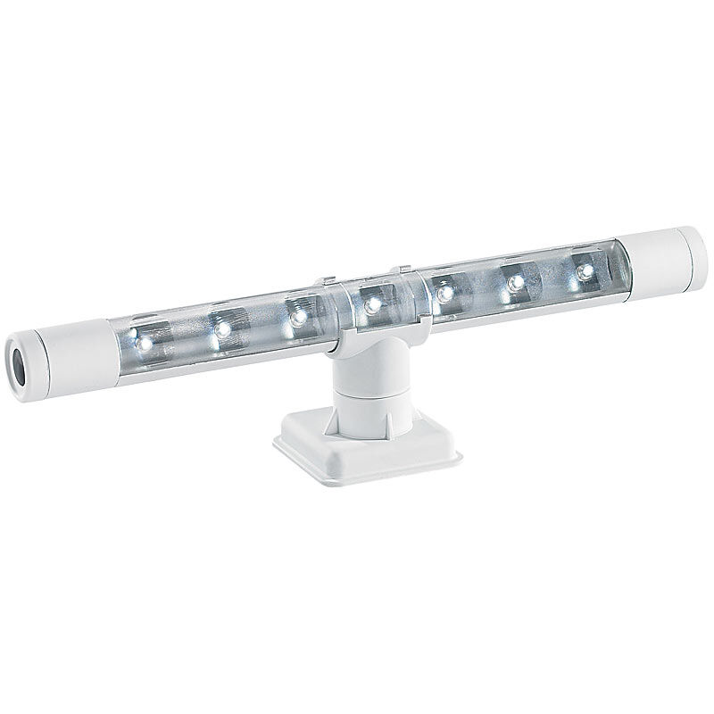 Lunartec Flexible warmweiße 4in1-LED-Unterbauleuchte, weiß