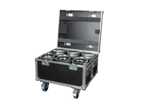 Showtec EventSpot 1600 Q4 Akku LED Scheinwerfer SET,geb.Alu