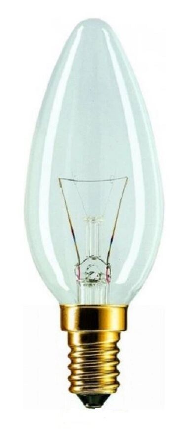 TES-LAMP Žárovka svíčková čirá C35 40W E14 230V