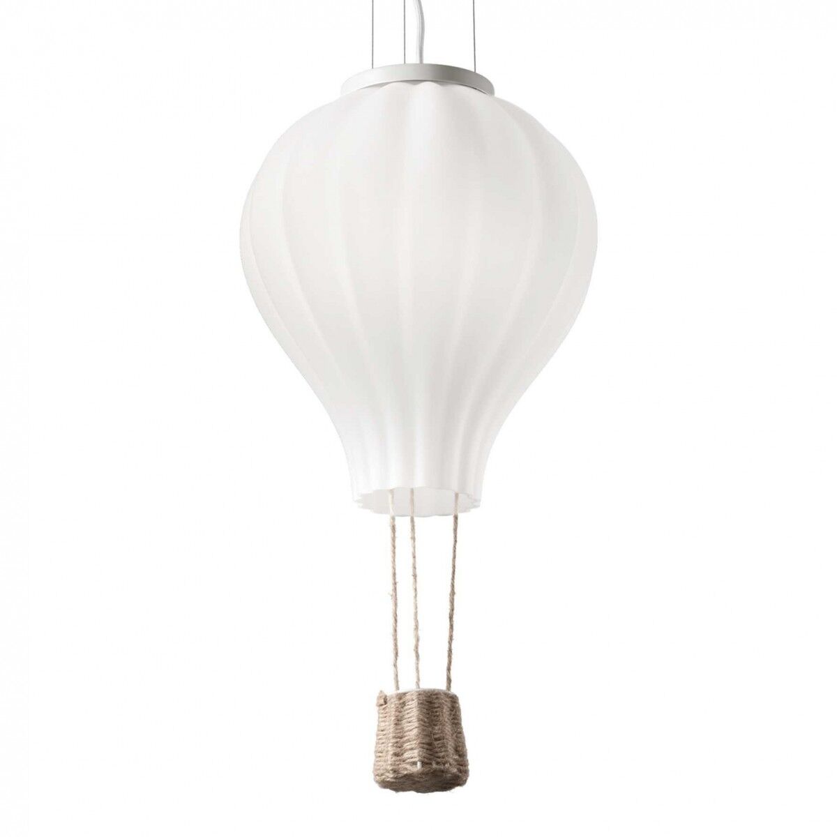 Ideal Lux 261195 závěsné stropní dekorační svítidlo Dream big 1x42W   E27 - balón, bílá
