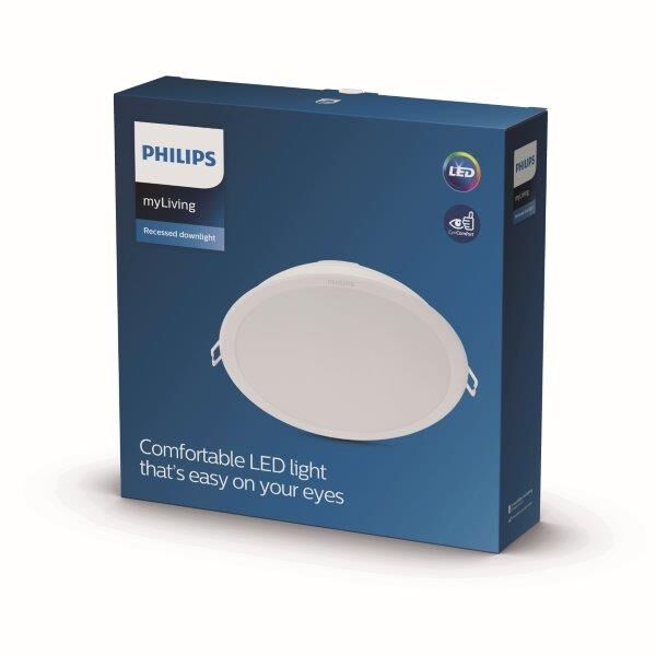 Philips 59444 LED Meson 1 stropní zápustné svítidlo 95mm 6W / 500lm 3000K