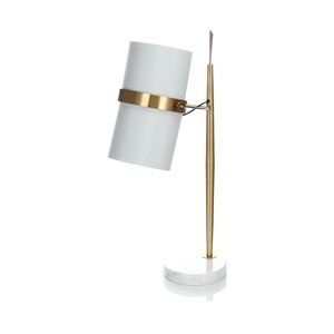 Kayoom Tischlampe Annabela 200 Weiß / Gold