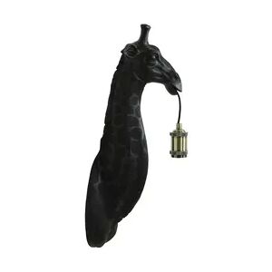 Light & Living Wandlampe Giraffe - Schwarz - 20.5x19x61cm