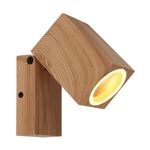 Globo Lighting Außenleuchte Aluminium Druckguss holzoptik, 1x GU10