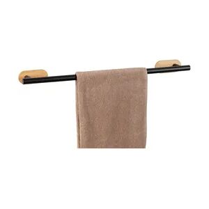 WENKO Turbo-Loc® Badetuchstange Uno Orea Bamboo, 60 cm