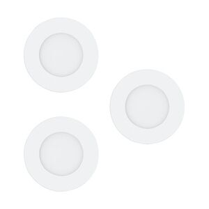 Eglo Connect 3er Set LED Einbauleuchte Fueva-Z Ø 8,5 cm dimmbar Smart Home