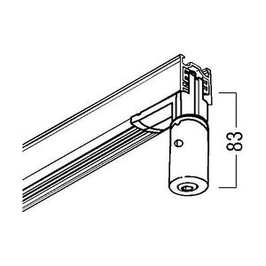 Zumtobel Group Pendel-Adapter 3ph ws 3CU ADAPT #60280071